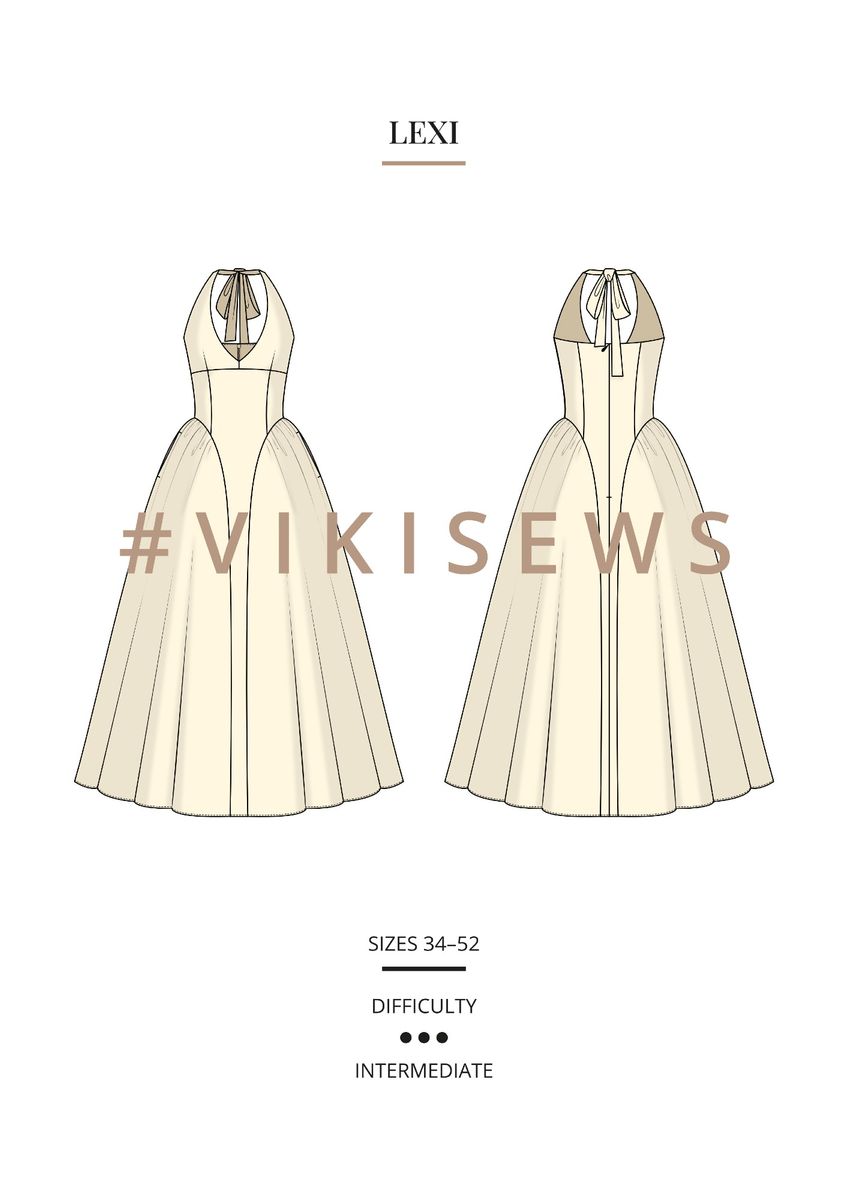 chinese dress ladies Named Lexi A-line Dress – The Fold Line main image 1