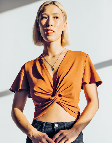Jersey Twist Top by The Great British Sewing Bee and | Threadloop