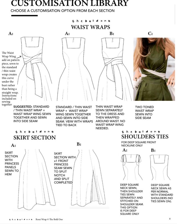 Rossi & Fredy Wrap by The Bold One | Threadloop