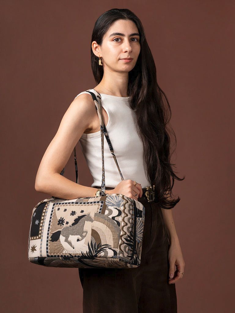 Core Bowling Bag by Closet Core Patterns and Core Fabrics | Threadloop