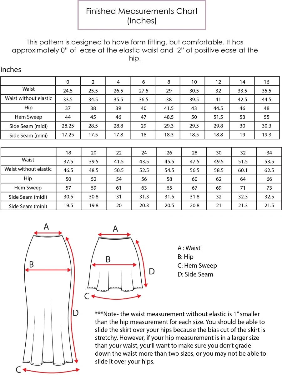 Coco Bias Skirt by Staystitch Pattern Co | Threadloop