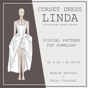 corset patterns dress Corset Pattern : Madalynne X Simplicity S9974 Corset Pattern