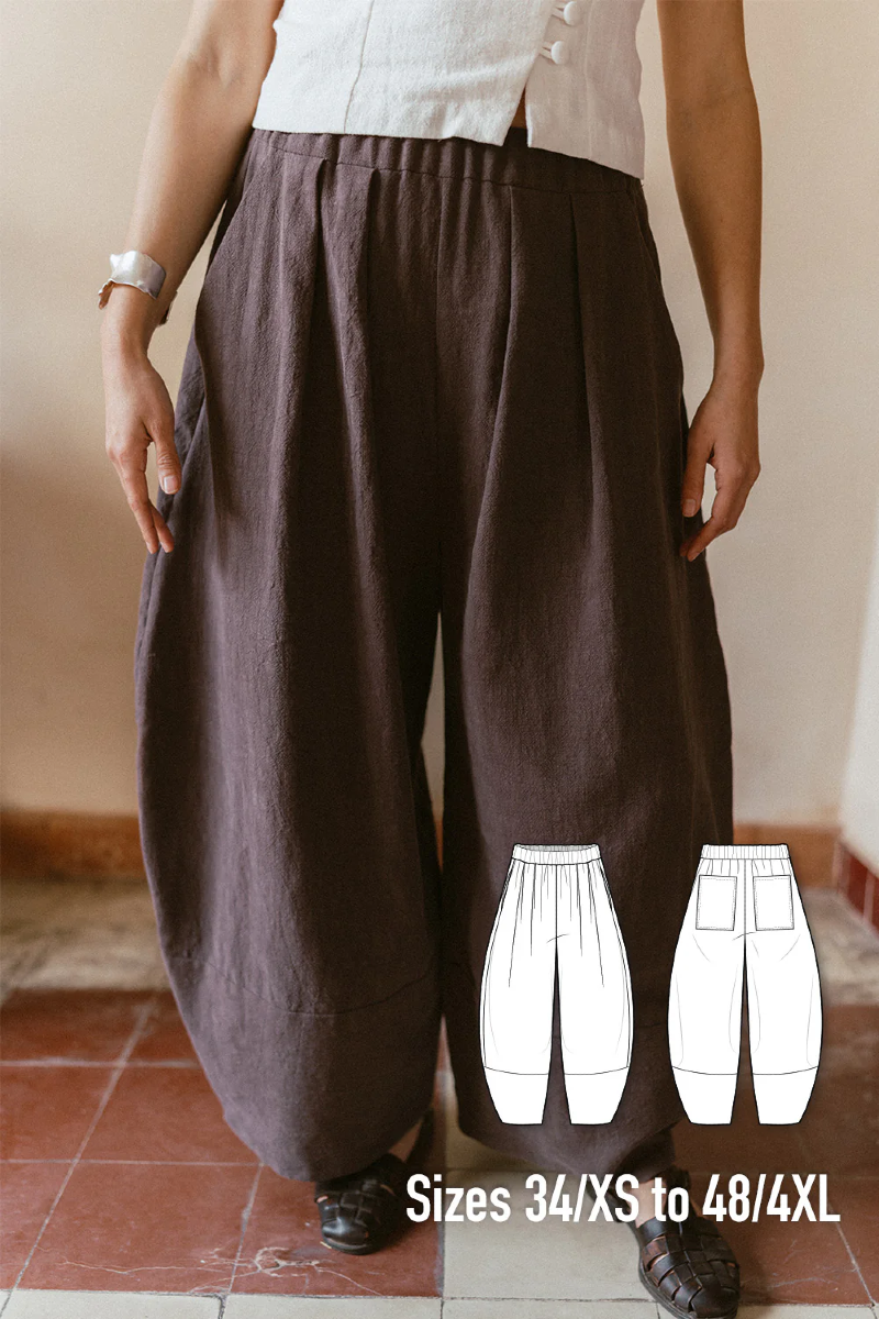 Nikka Balloon Pants by Isa In Stitches | Threadloop