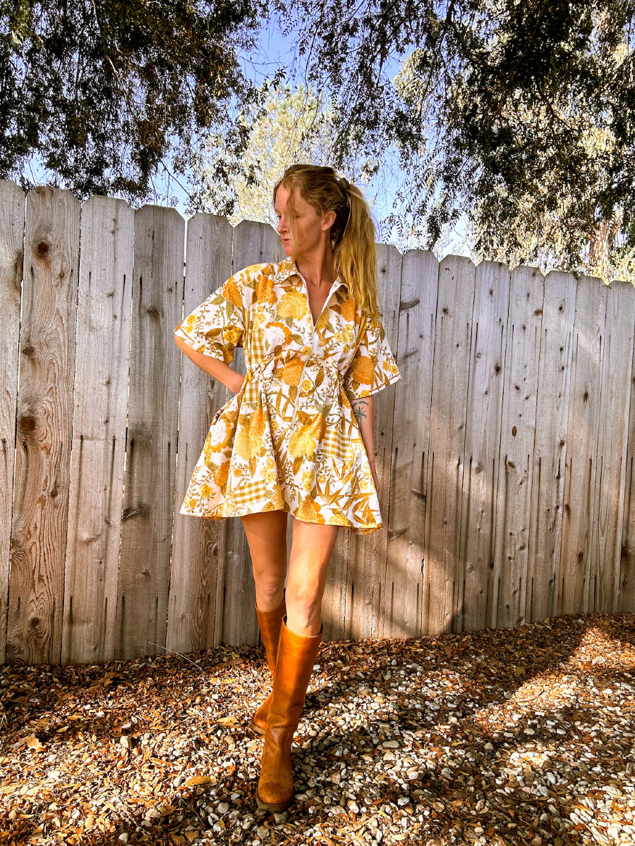Juniper Dress by Tianna Herring Patterns | Threadloop