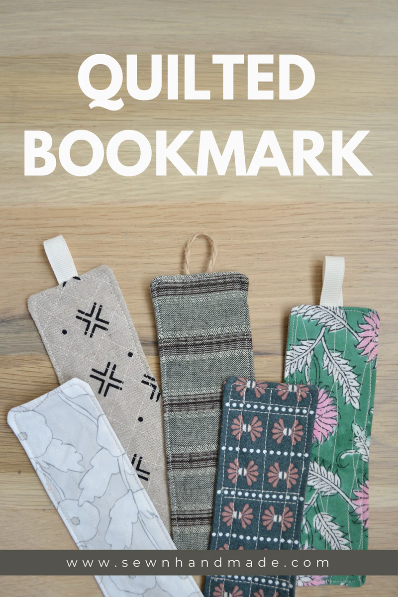 Quilted Bookmark by Sewn Modern Quilt Patterns | Threadloop