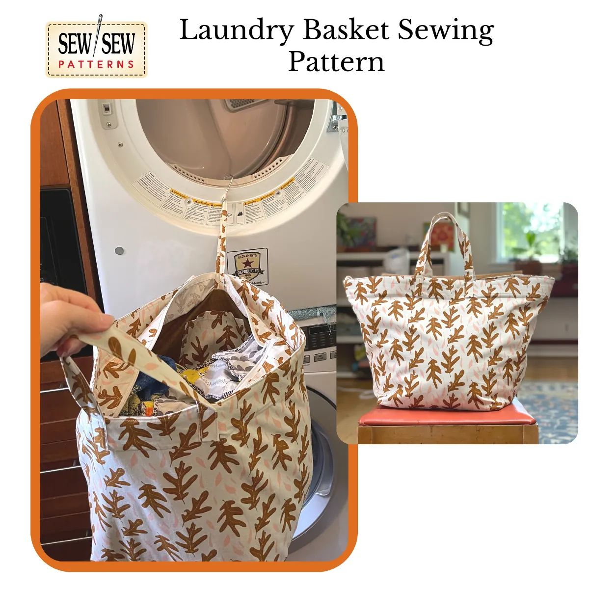 Laundry Basket by Sew Sew Patterns | Threadloop